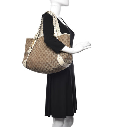 Gucci Monogram Medium Pelham Shoulder Bag Off White 2 of 11