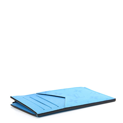 Louis Vuitton Taigarama Coin Card Holder Blue Lagoon 3 of 7