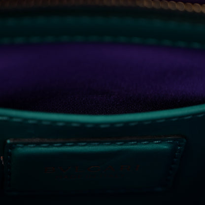 Bulgari Calfskin Serpenti Forever Snake Strap Crossbody Bag Emerald Green 7 of 13