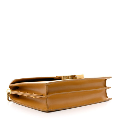 Saint Laurent Smooth Calfskin Monogram Cassandra Clasp Bag Cappuccino 4 of 12