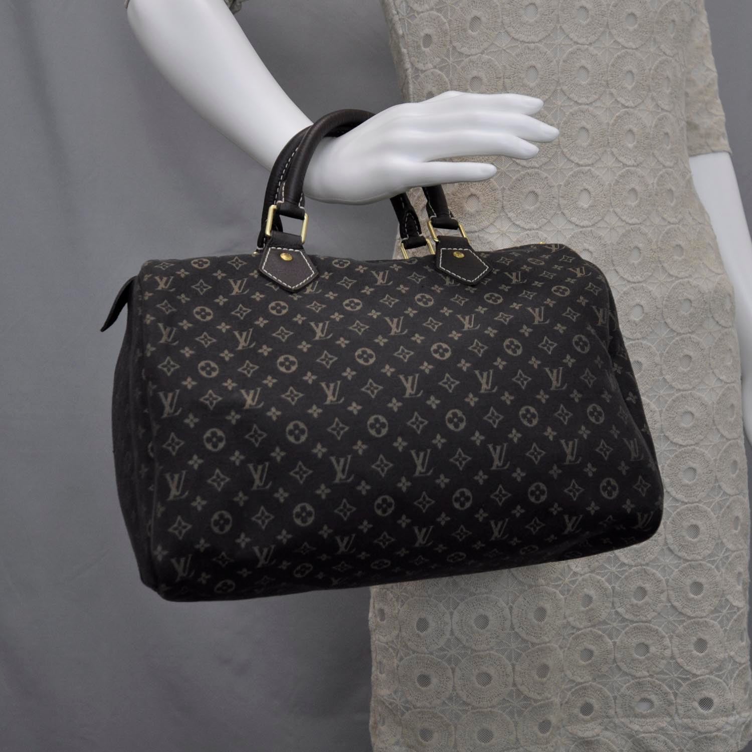 Louis Vuitton Mini Lin Speedy 30 Ebene 2 of 12