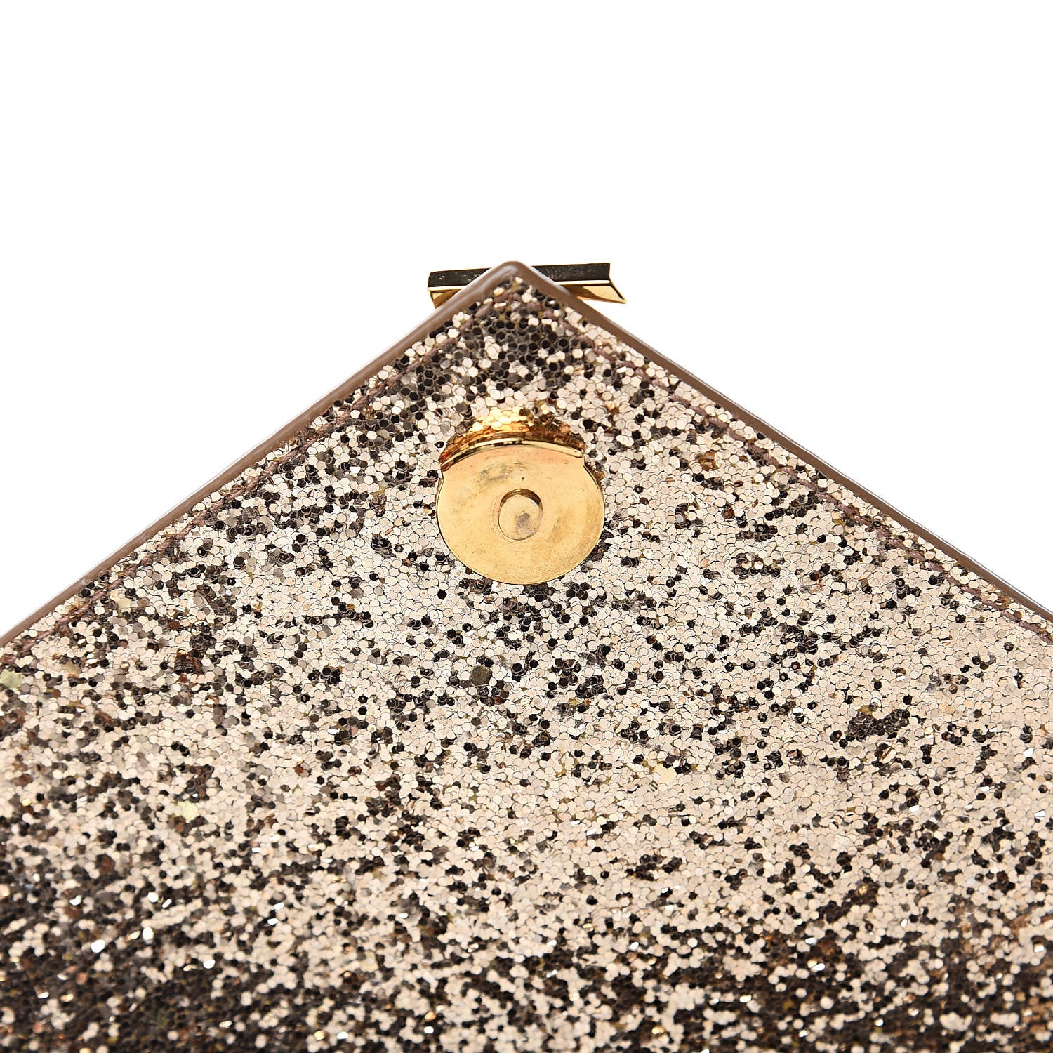 Saint Laurent Glitter Monogram Galactica Satchel Gold 11 of 13