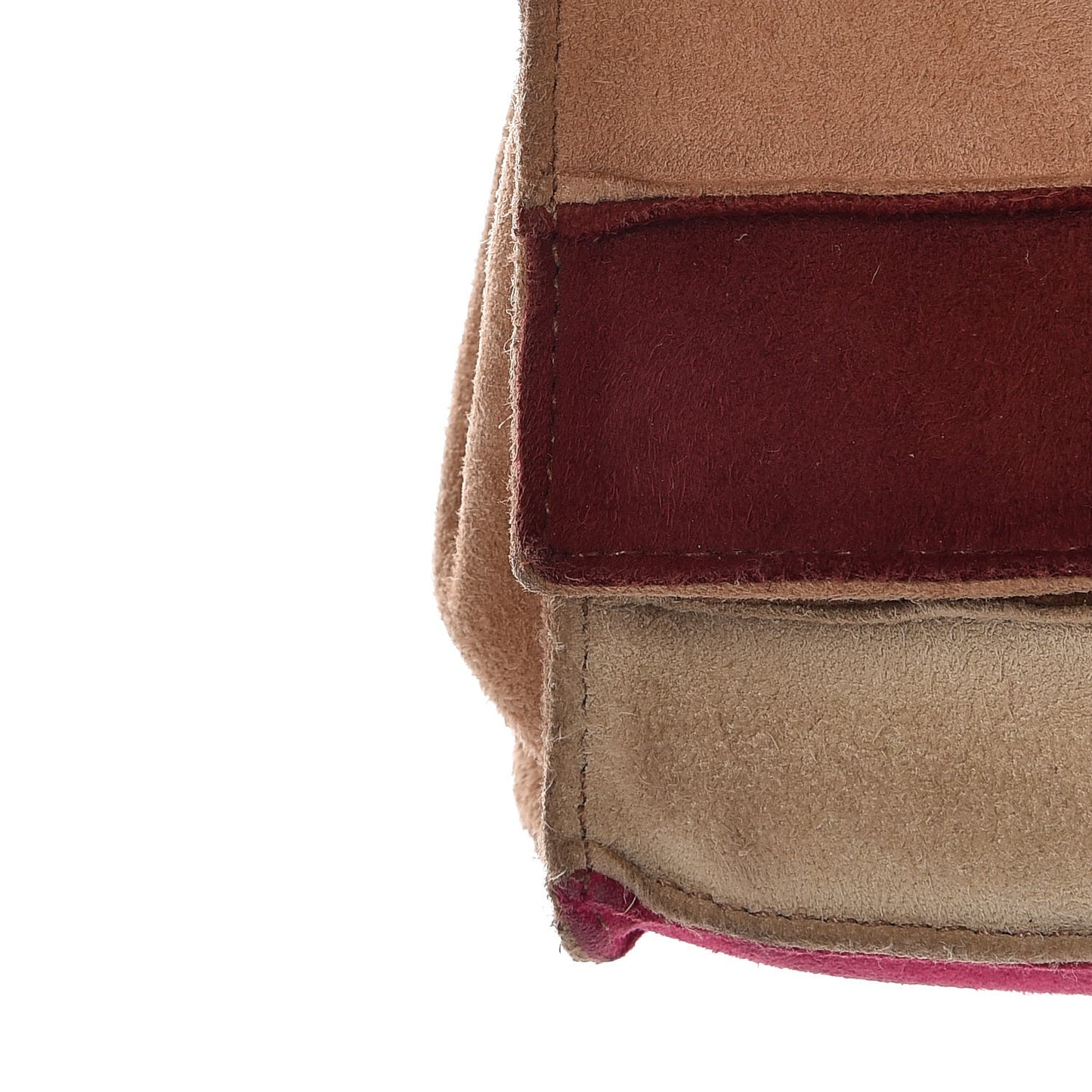 Suede Patchwork Mini Flap Multicolor
