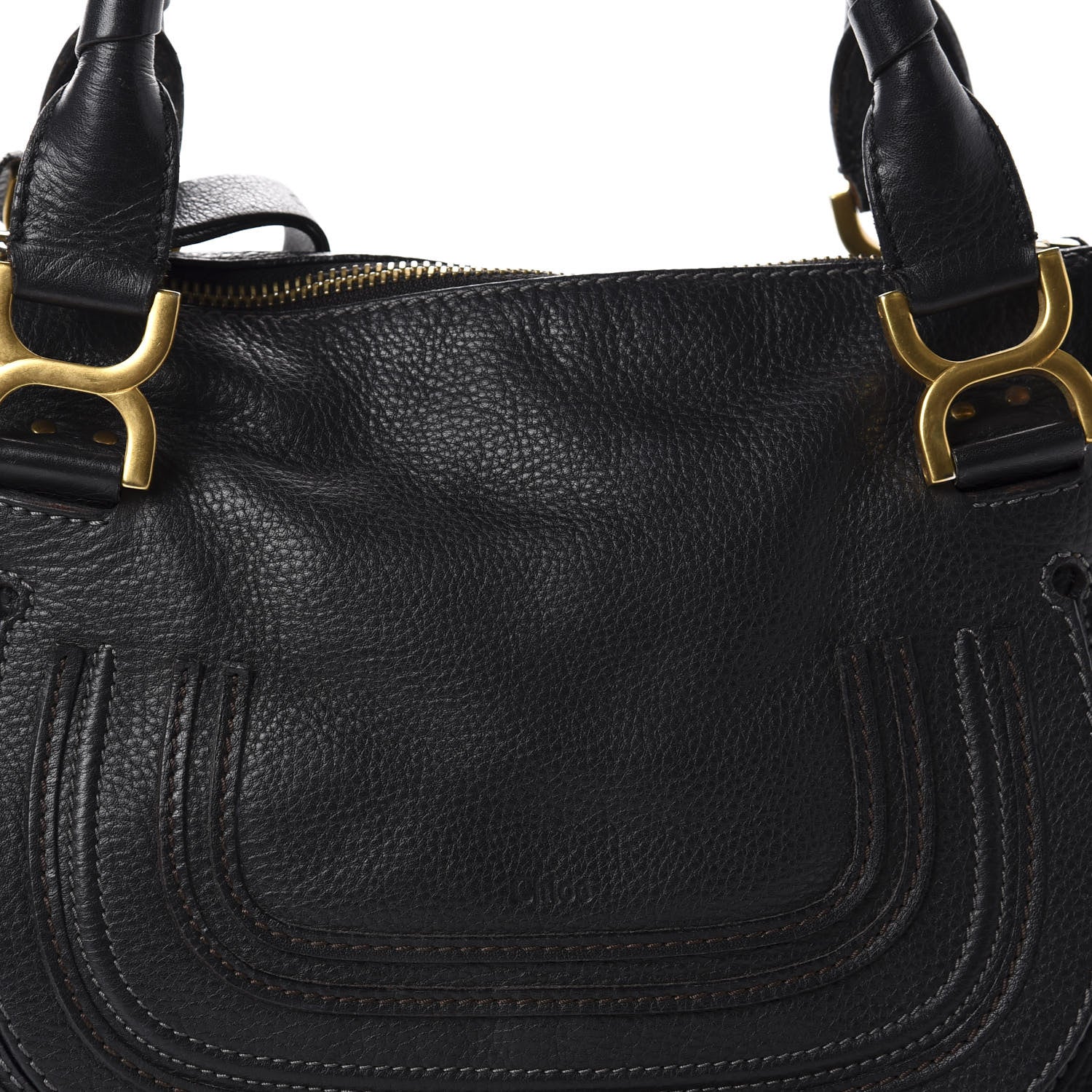 Chloe Calfskin Medium Marcie Satchel Black 11 of 11