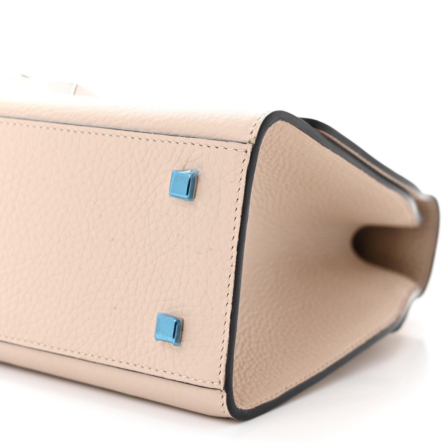 Moynat Taurillon Blush Rejane PM Tourterelle 9 of 12