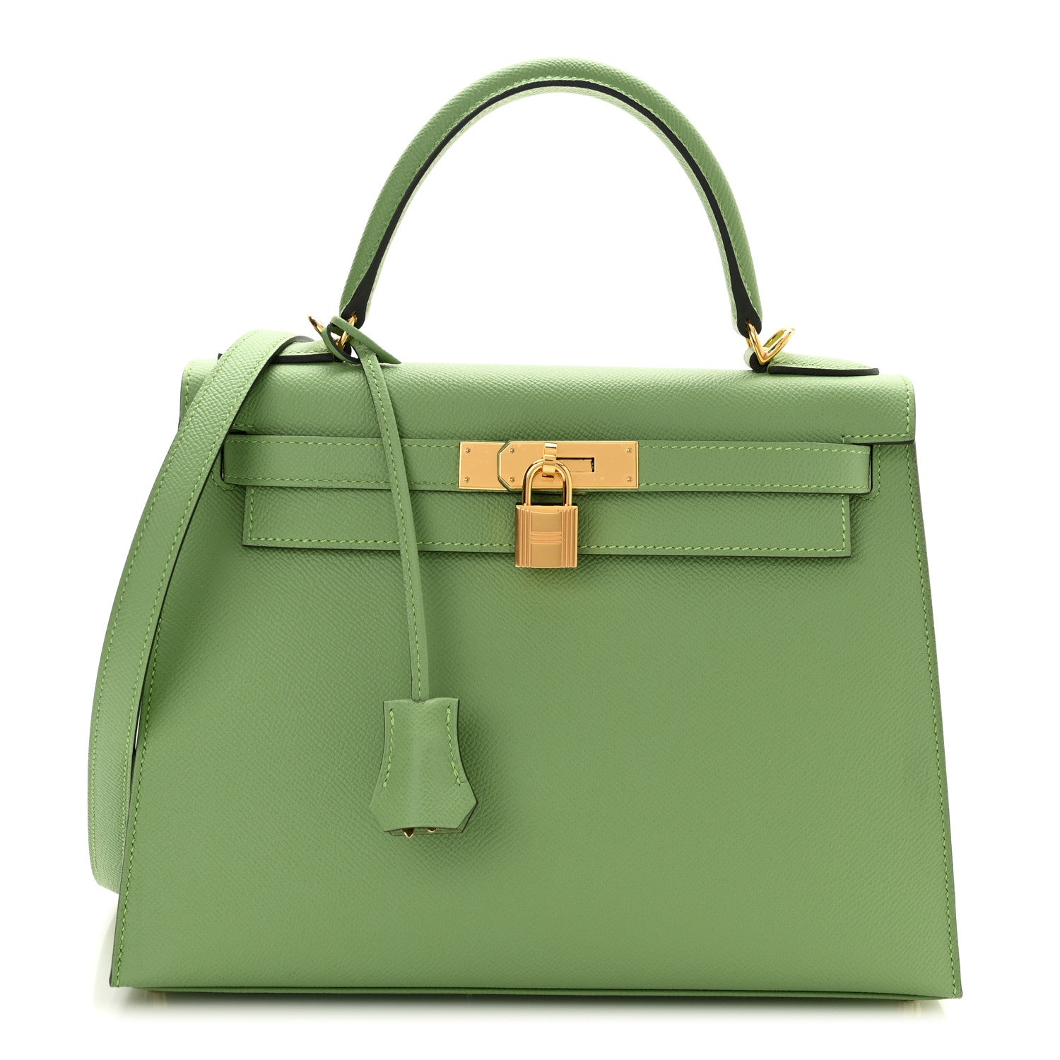 Hermes Epsom Kelly Sellier 28 Vert Criquet 1 of 11