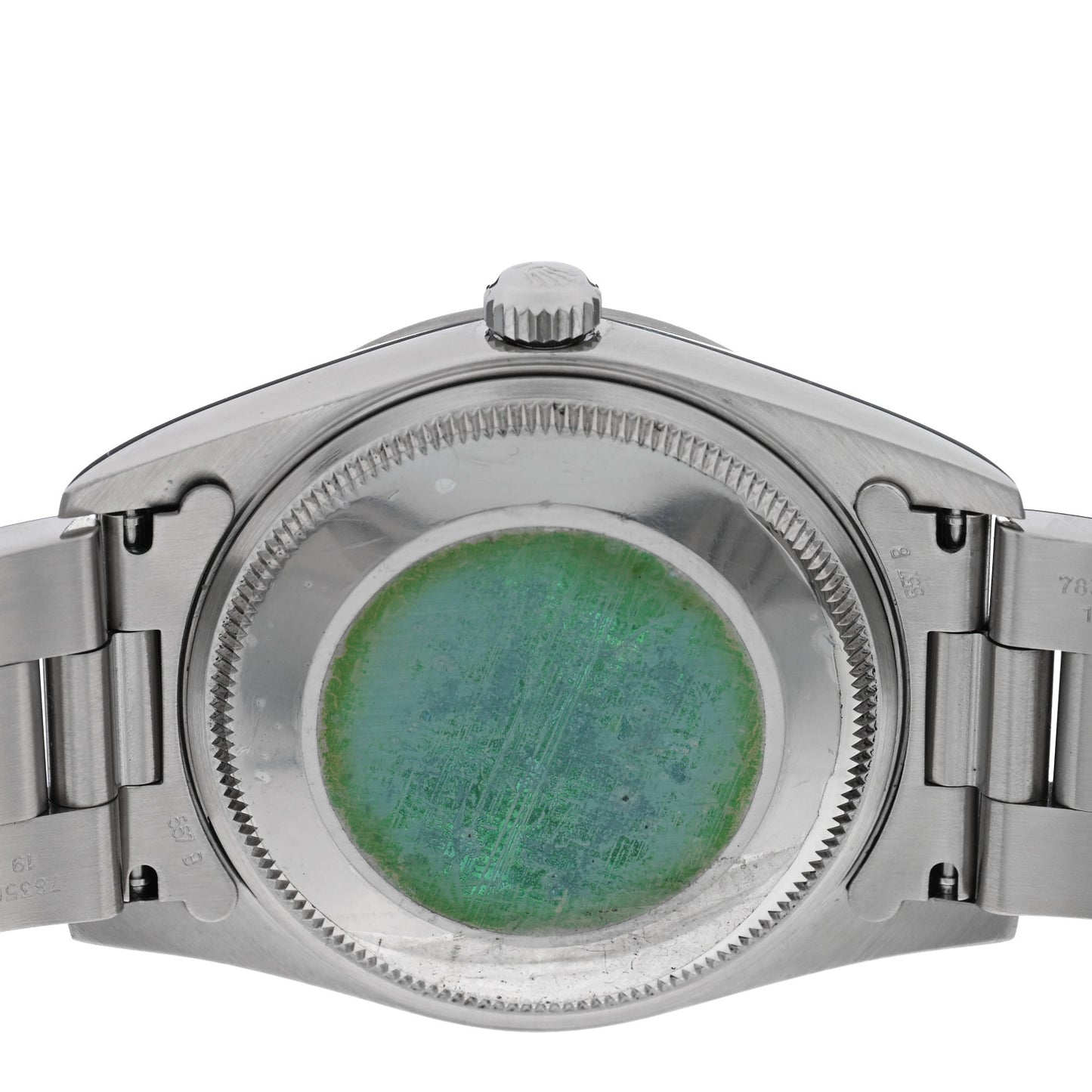 Stainless Steel 34mm Air-King Oyster Perpetual Precision Watch Silver 14000M