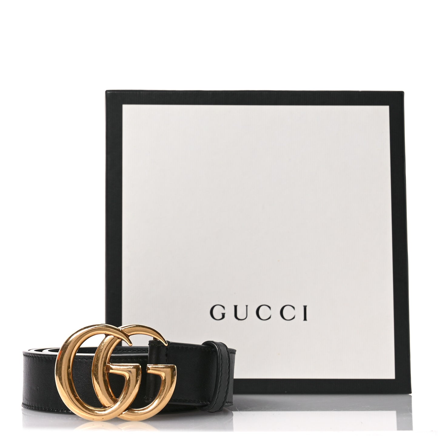 Calfskin Double G 30mm Belt 85 34 Black