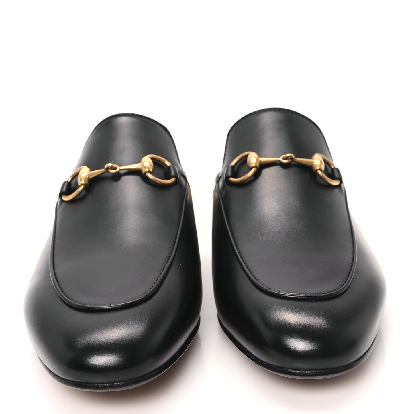 Calfskin Womens Princetown Slippers 37.5 Black