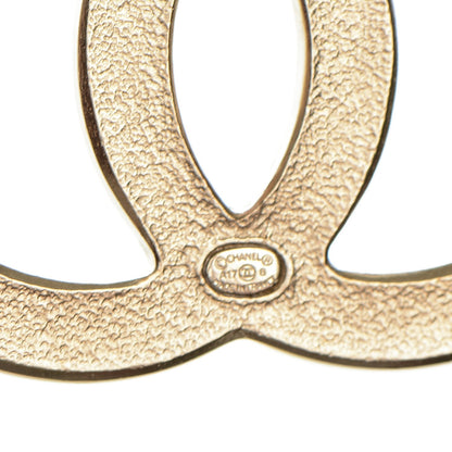 Chanel Crystal CC Clip On Earring Gold 4 of 4