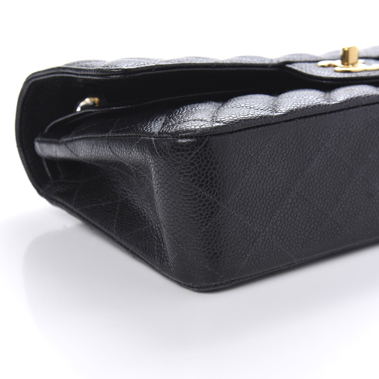 Chanel Caviar Quilted Medium Double Flap Black 6 of 12