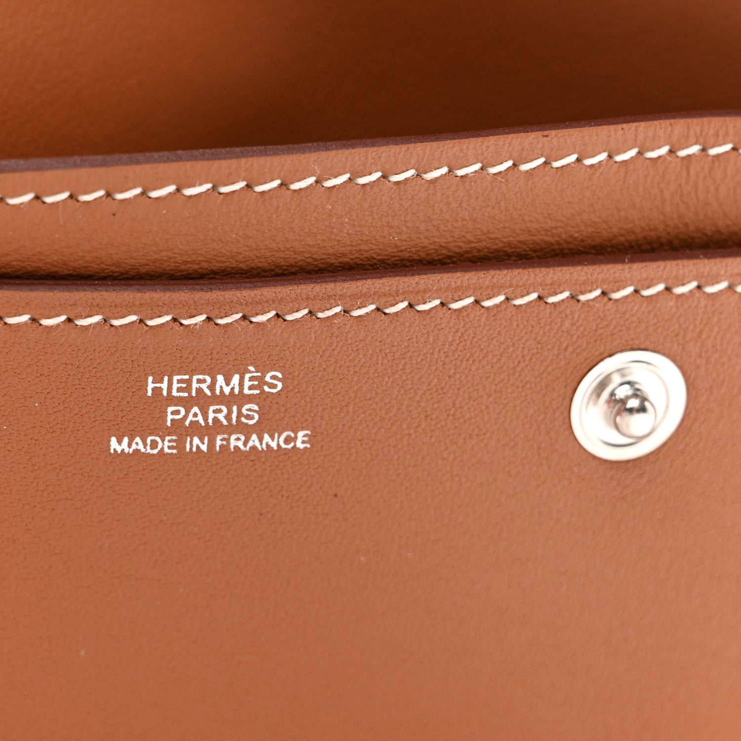 Hermes Swift Hermesnap Card Holder Gold 6 of 7