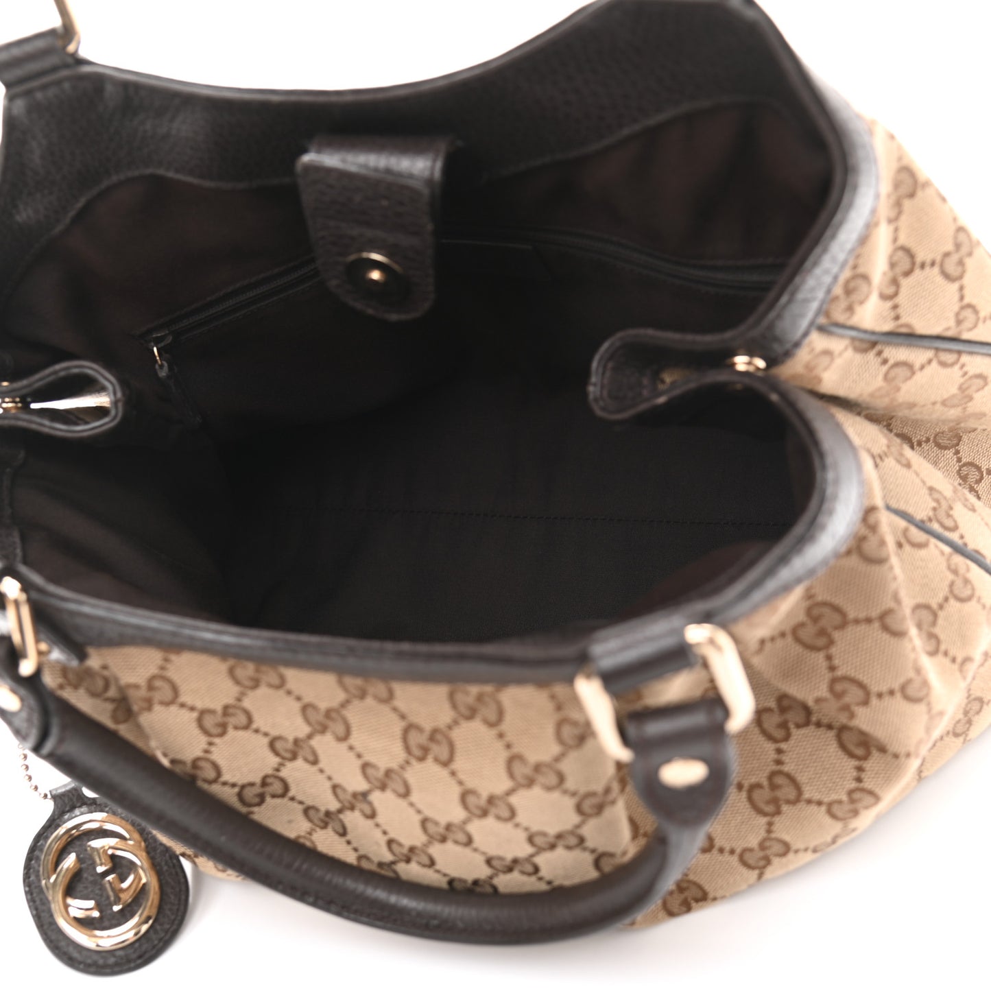 Monogram Medium Sukey Tote Dark Brown