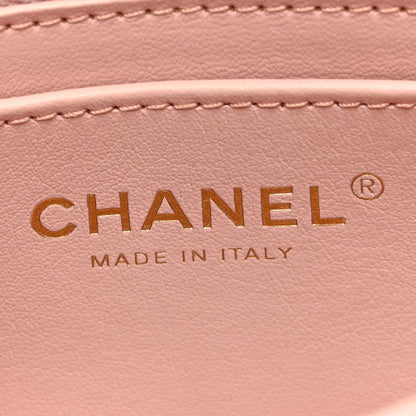 Chanel Lambskin Quilted Camellia Crush Mini Rectangular Flap Pink 6 of 10