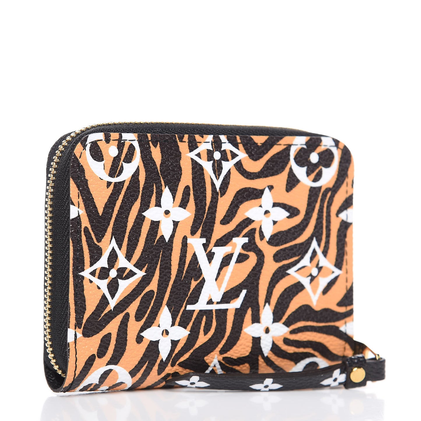 Monogram Giant Jungle Zippy Coin Purse Black