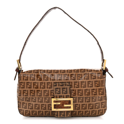 Fendi Vinyl Zucchino Baguette Tobacco 1 of 11