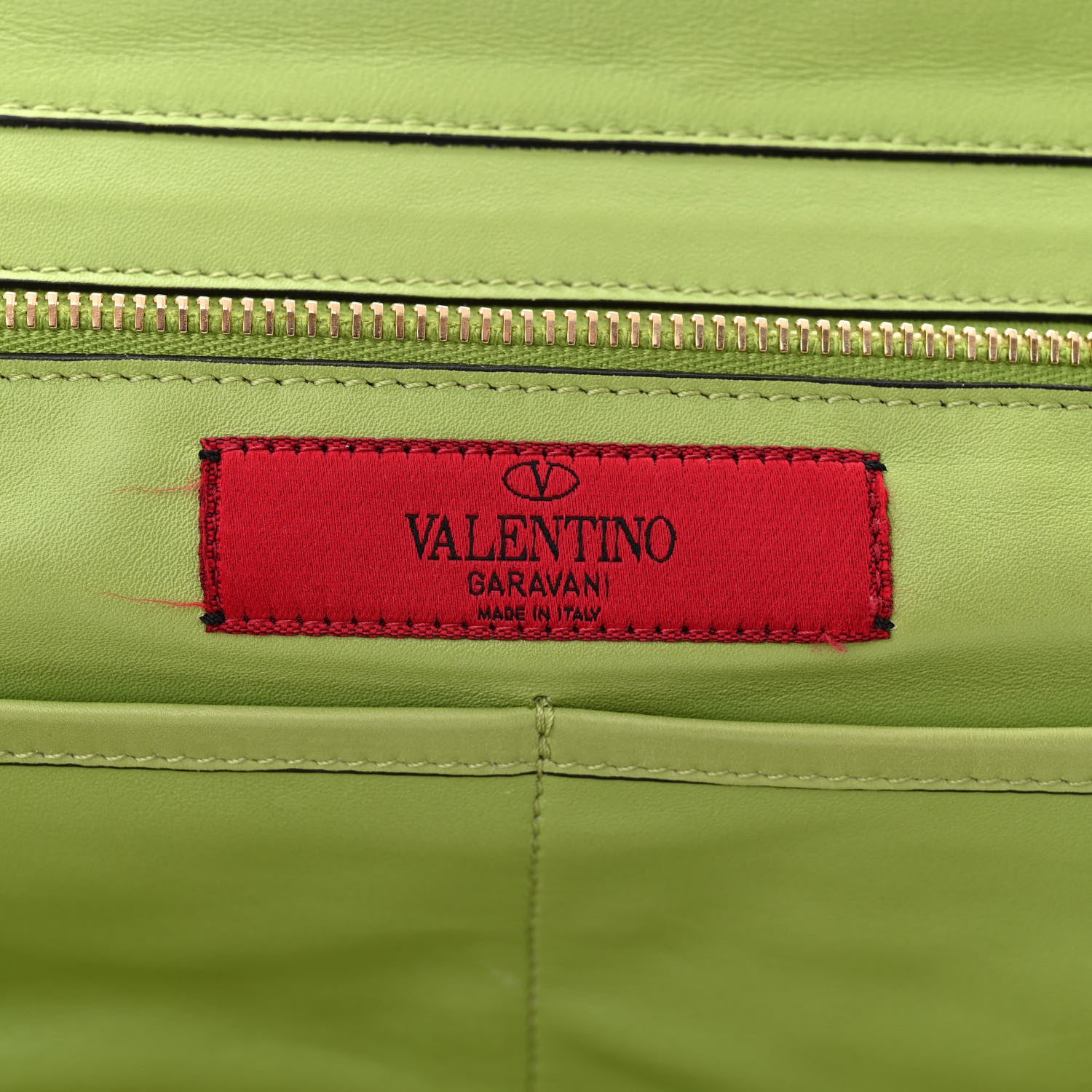Valentino Garavani VALENTINO GARAVANI Vitello Medium Rockstud Tote Apple 6 of 16