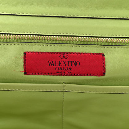 Valentino Garavani VALENTINO GARAVANI Vitello Medium Rockstud Tote Apple 6 of 16