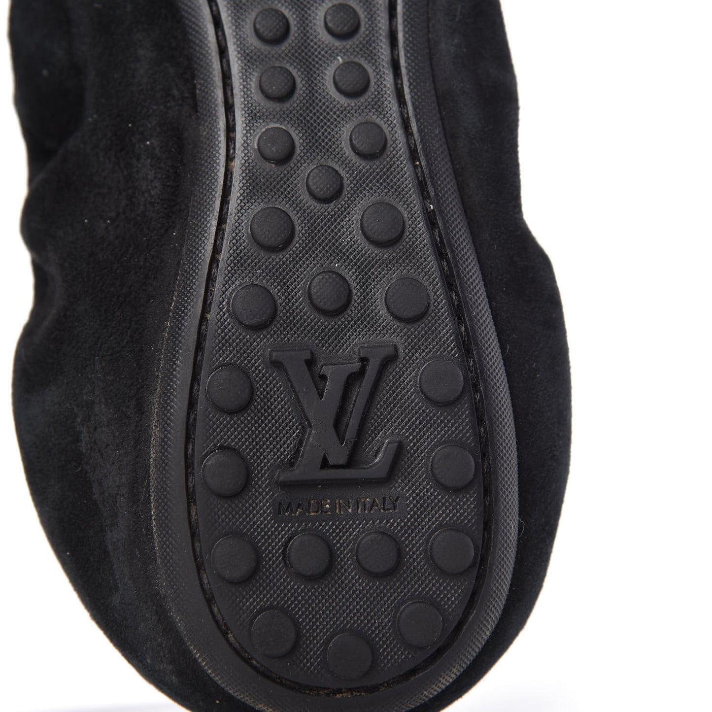 Suede S-Lock Ballerina Flats 37 Black