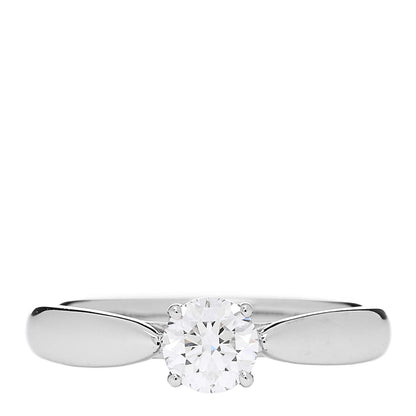 Tiffany Platinum Diamond .35ct Harmony Solitaire Engagement Ring 47 4 1 of 6