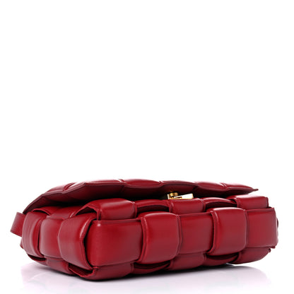 Bottega Veneta Nappa Maxi Intreccio Padded Cassette Crossbody Bag Dark Red 4 of 13