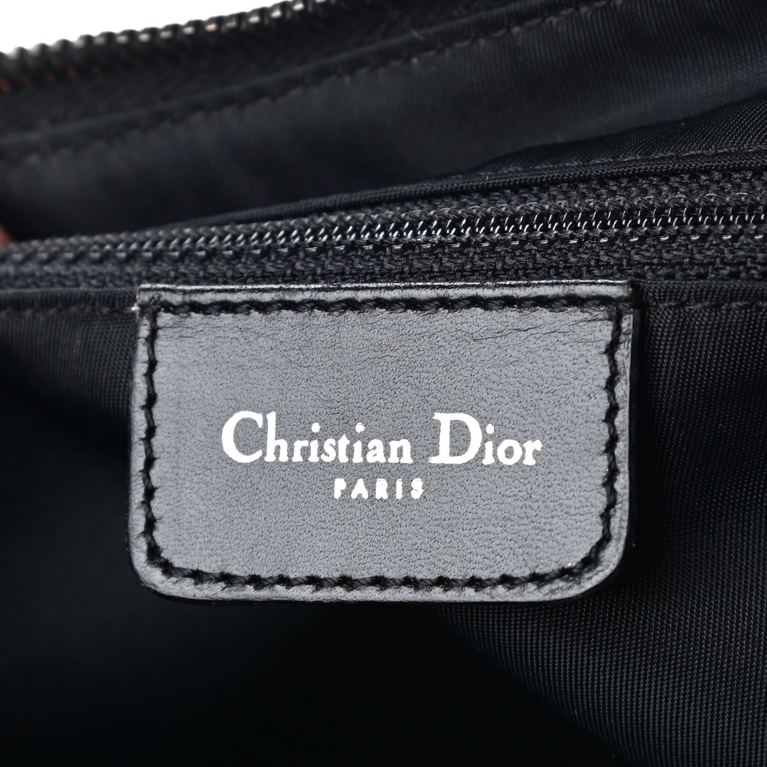 Christian Dior Monogram Saddle Pochette Black 5 of 7