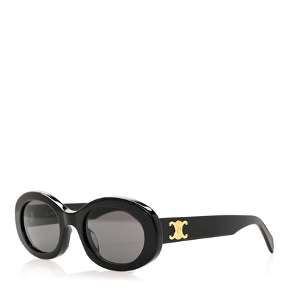 Celine Acetate Triomphe 01 Sunglasses CL 40194U Black 1 of 7