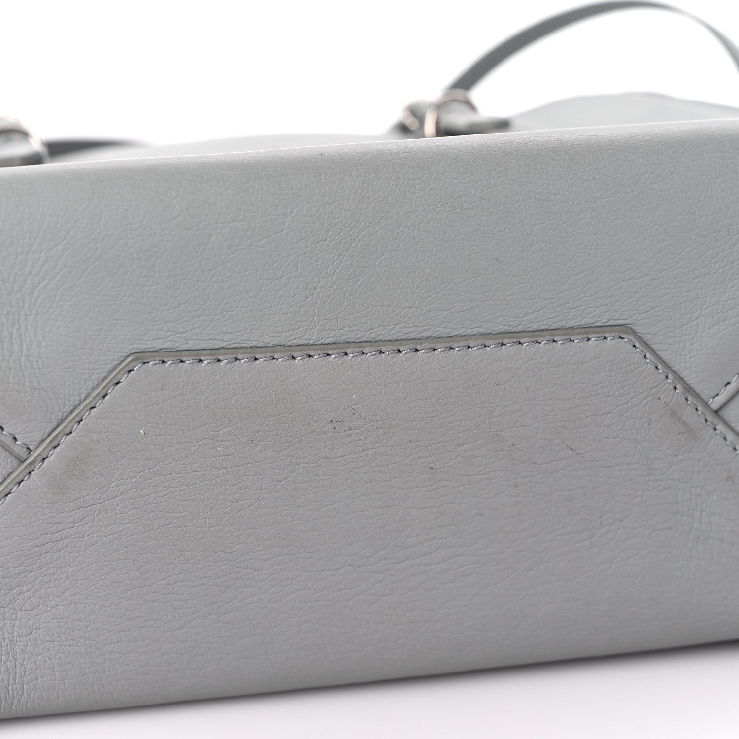 Balenciaga Calfskin Papier Mini A4 Zip Around Tote Gris Glace 11 of 12