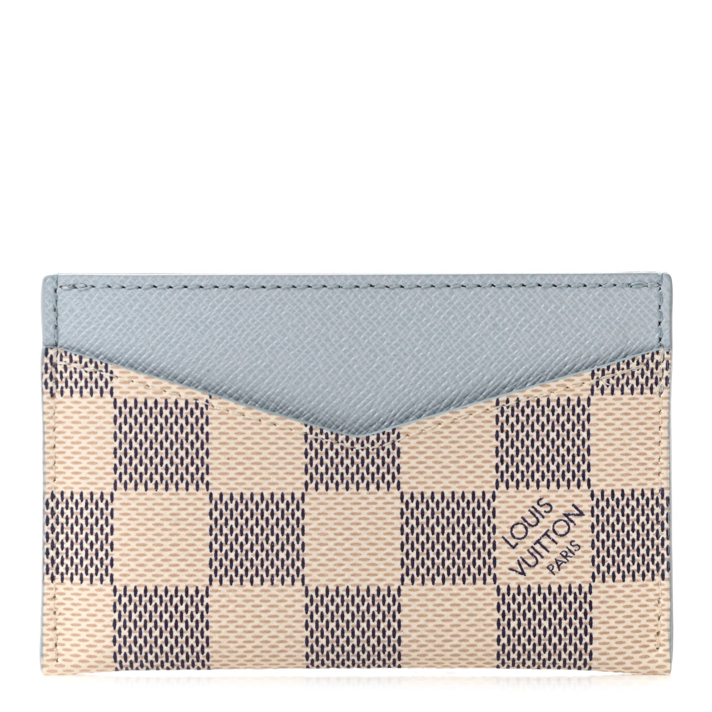 Damier Azur Daily Card Holder Olympe Blue