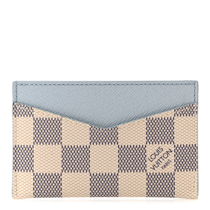 Louis Vuitton Damier Azur Daily Card Holder Olympe Blue 1 of 7