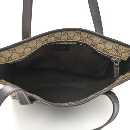Gucci GG Supreme Monogram Small Joy Tote Dark Brown 5 of 10