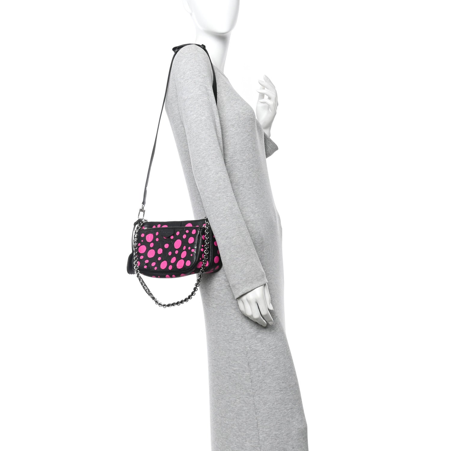 Louis Vuitton LV X YK Empreinte Multi Pochette Accessories Black