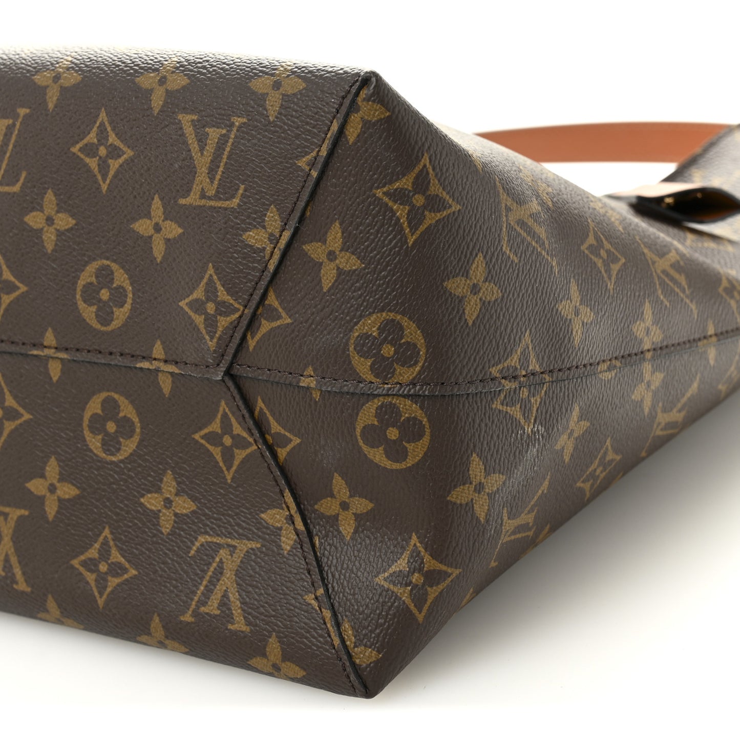 Monogram Flower Hobo Brown