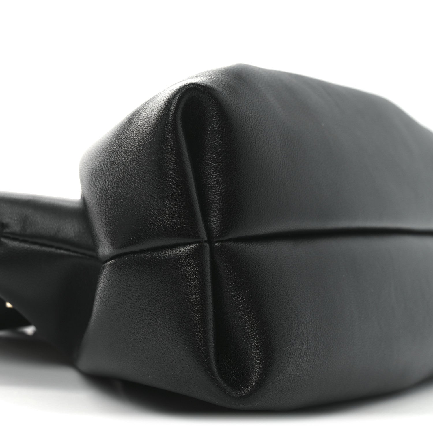 Salvatore Ferragamo Lambskin Small Dumpling Soft Bag Black 8 of 9
