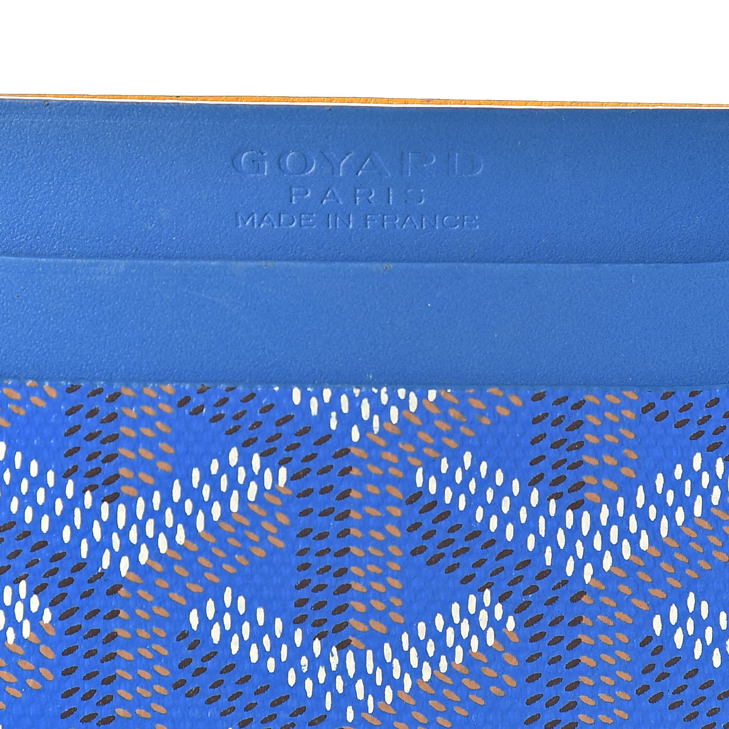 Goyard Goyardine Saint Sulpice Card Holder Sky Blue 6 of 8