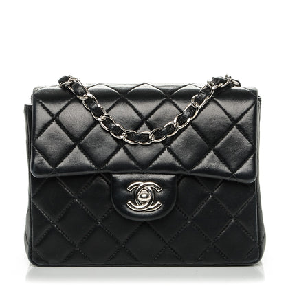 Chanel Lambskin Quilted Mini Square Flap Black 1 of 7