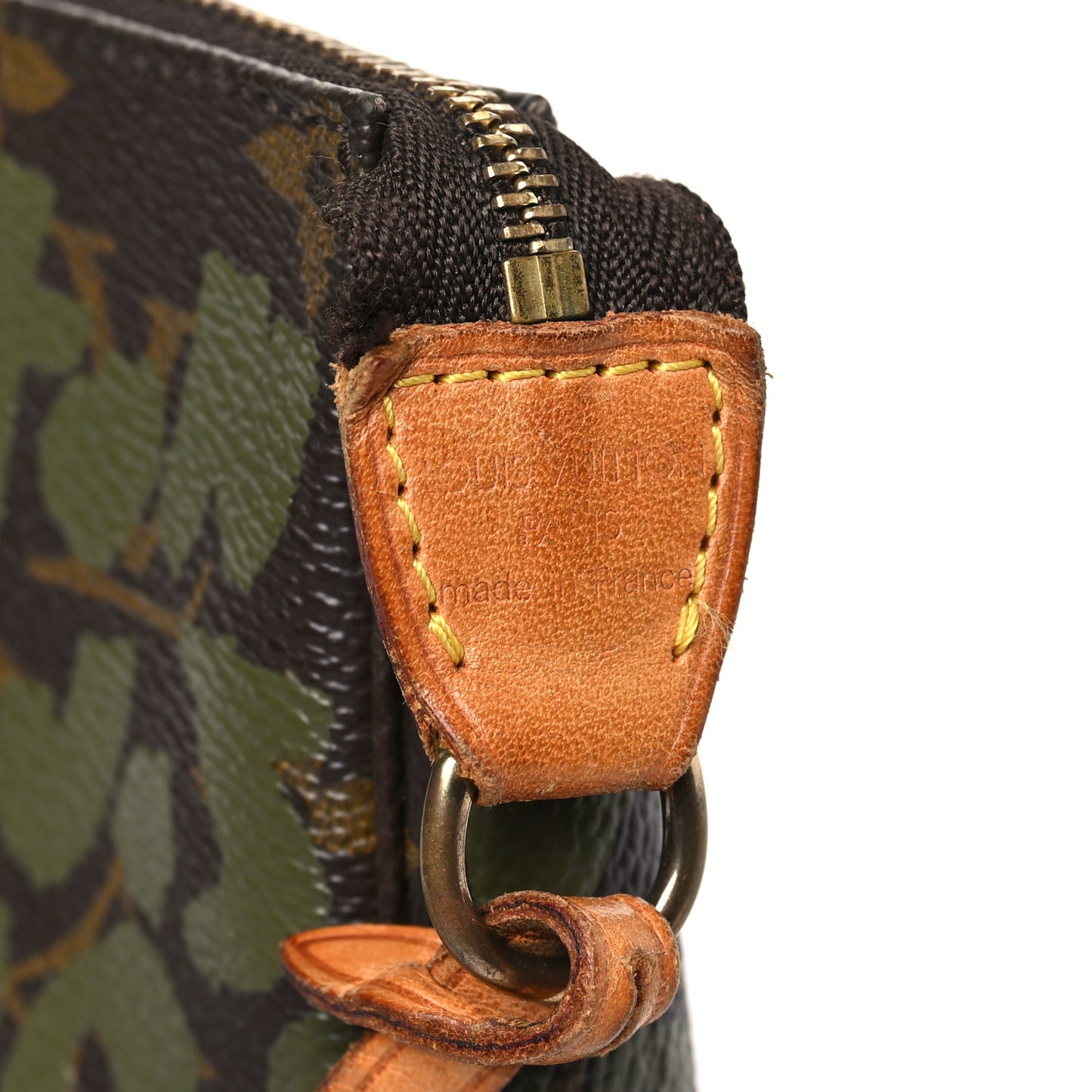 Monogram Graffiti Pochette Accessories Kaki