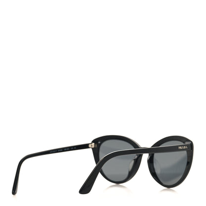Prada Acetate Cat Eye Sunglasses SPR 02V Black 4 of 7
