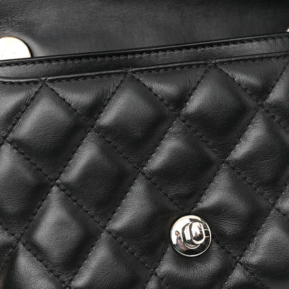 Chanel Calfskin Quilted CC Uniform Flap Belt Bag Black 12 of 12