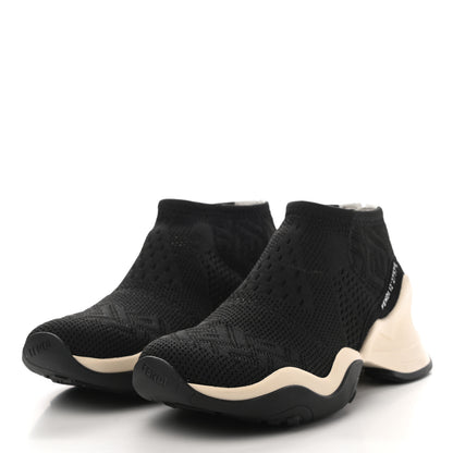 Fendi Technical 3D Mesh Womens FFluid Zip Up Sneakers 38 Black 3 of 8