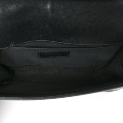 Chanel Caviar Quilted Medium Boy Flap Black 5 of 9