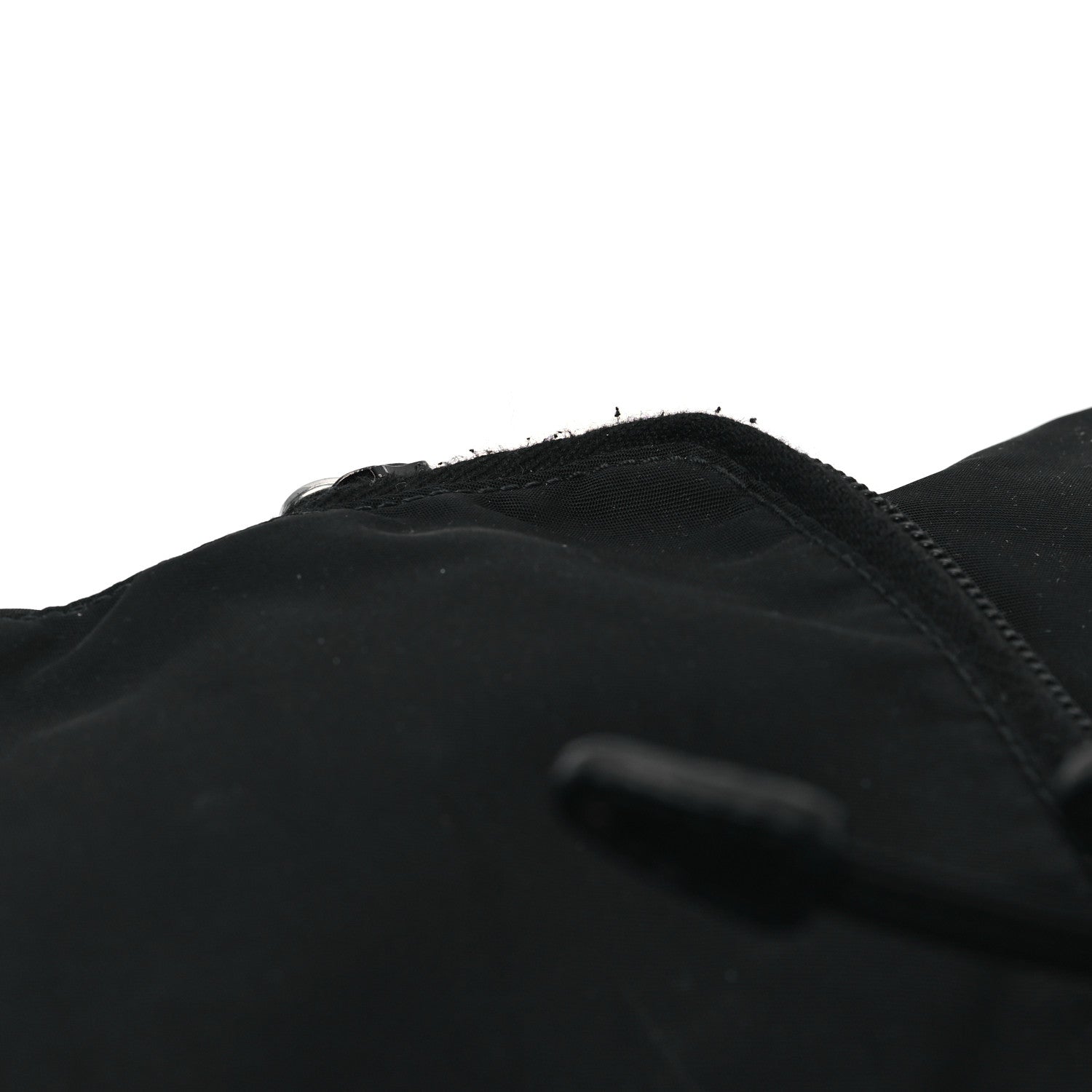 Prada Tessuto Nylon Saffiano Vela Backpack Black 13 of 14
