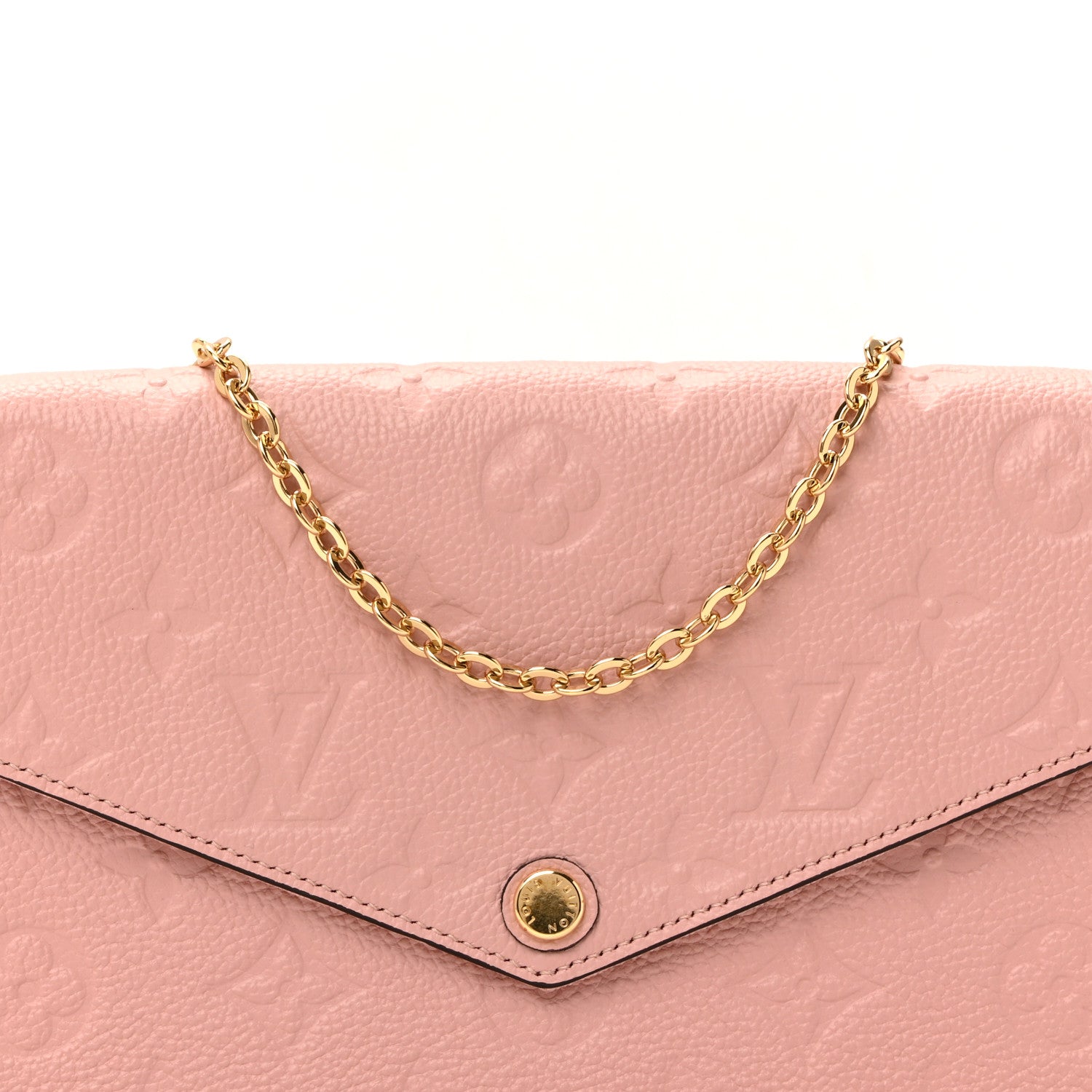 Louis Vuitton Empreinte Pochette Felicie Chain Wallet Rose Poudre 7 of 22