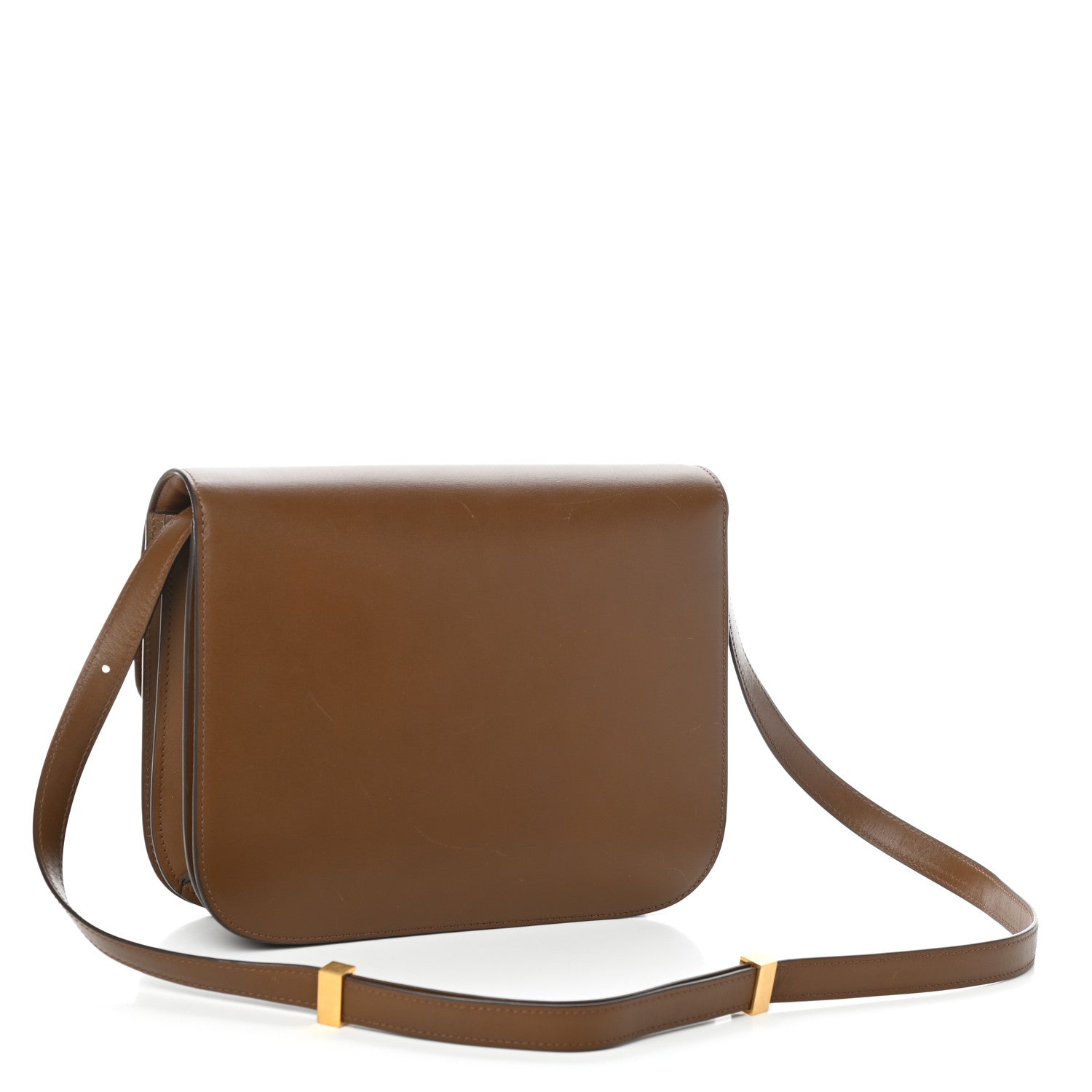 Celine Box Calfskin Medium Classic Box Flap Bag Camel 3 of 12
