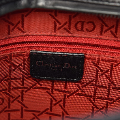 Christian Dior Lambskin Cannage Large Lady Dior Black 6 of 15