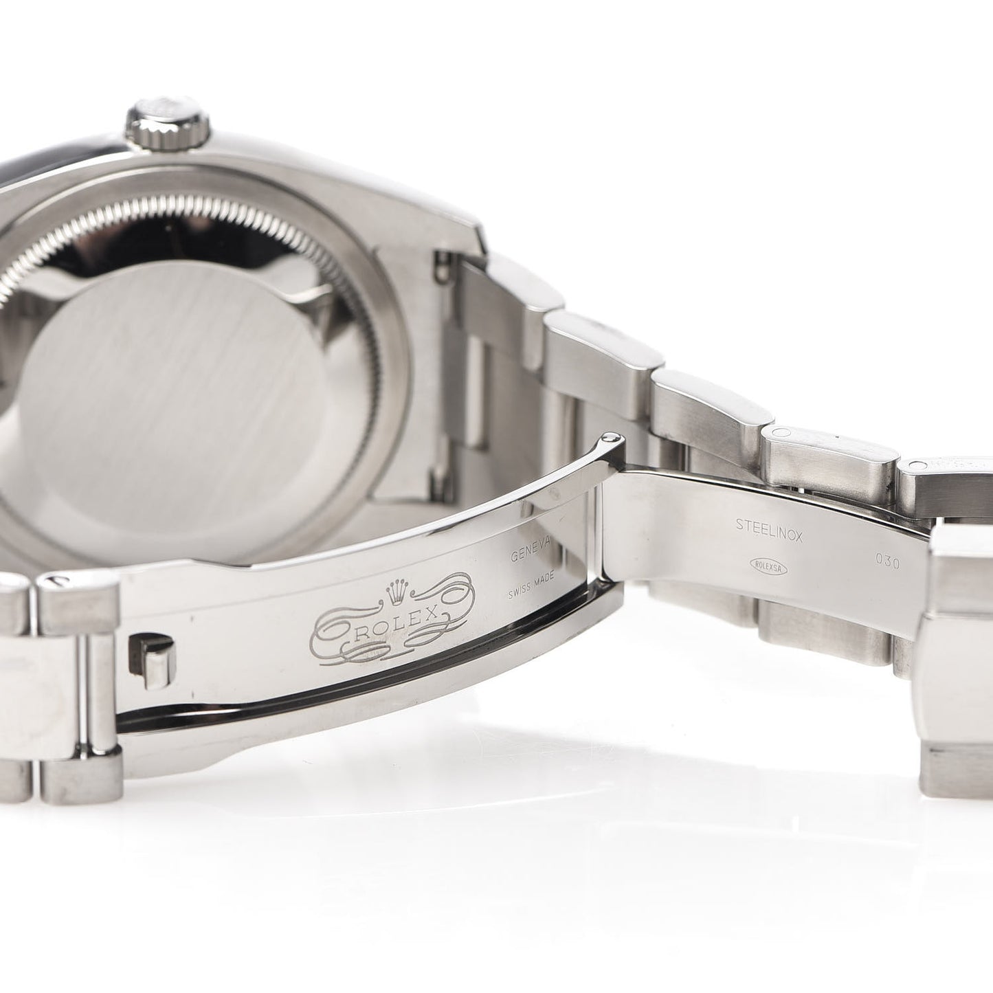 Stainless Steel 18K White Gold Diamond 36mm Oyster Perpetual Datejust Watch Silver 116234
