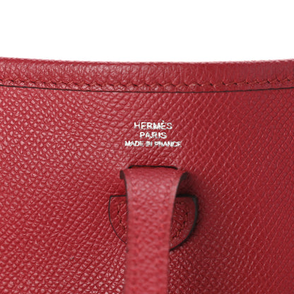 Hermes Epsom Evelyne TPM Rouge Grenat 6 of 10