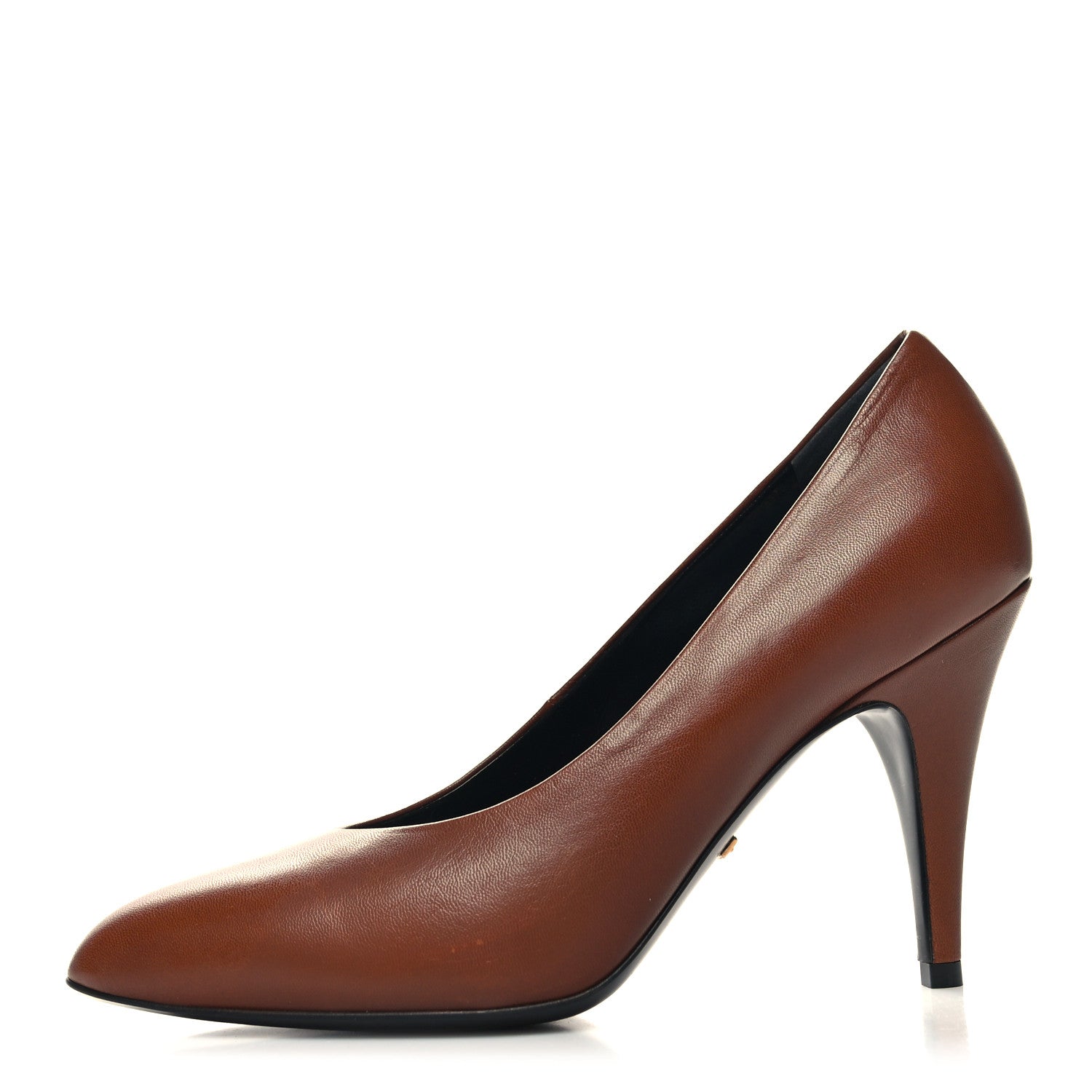 Gucci Malaga Kid Pumps 38 Bright Cuir 1 of 9