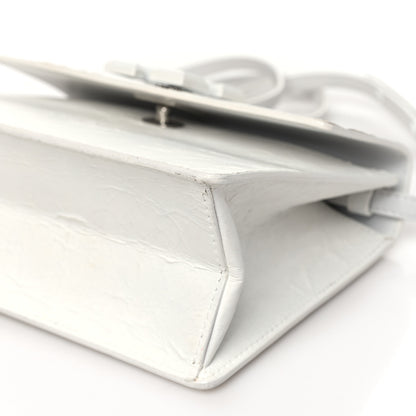 Off-White Aged Calfskin Jitney 1.4 Shoulder Bag Silver 8 of 13