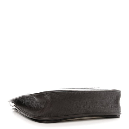 Hermes Toile Taurillon Clemence Evelyne II GM Ecru Ebene 4 of 10